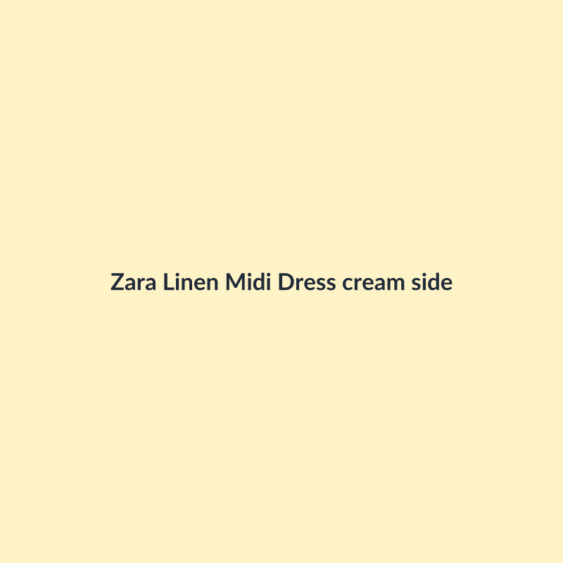 Linen Midi Dress - Image 2